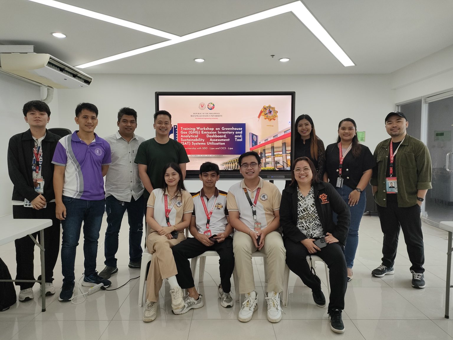 Training-Workshop on Greenhouse Gas (GHG) Emission Inventory and Analytical Dashboard, and Sustainability Assessment Tool (SAT) Systems Utilization